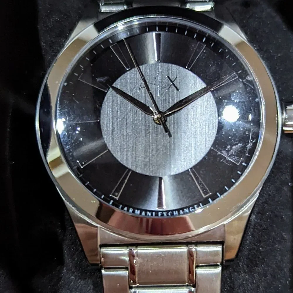 ‎Armani Exchange Men's AX2320 Silver Quartz Watch